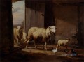 Rückkehr von der Weide Eugene Verboeckhoven Tier Schaf
